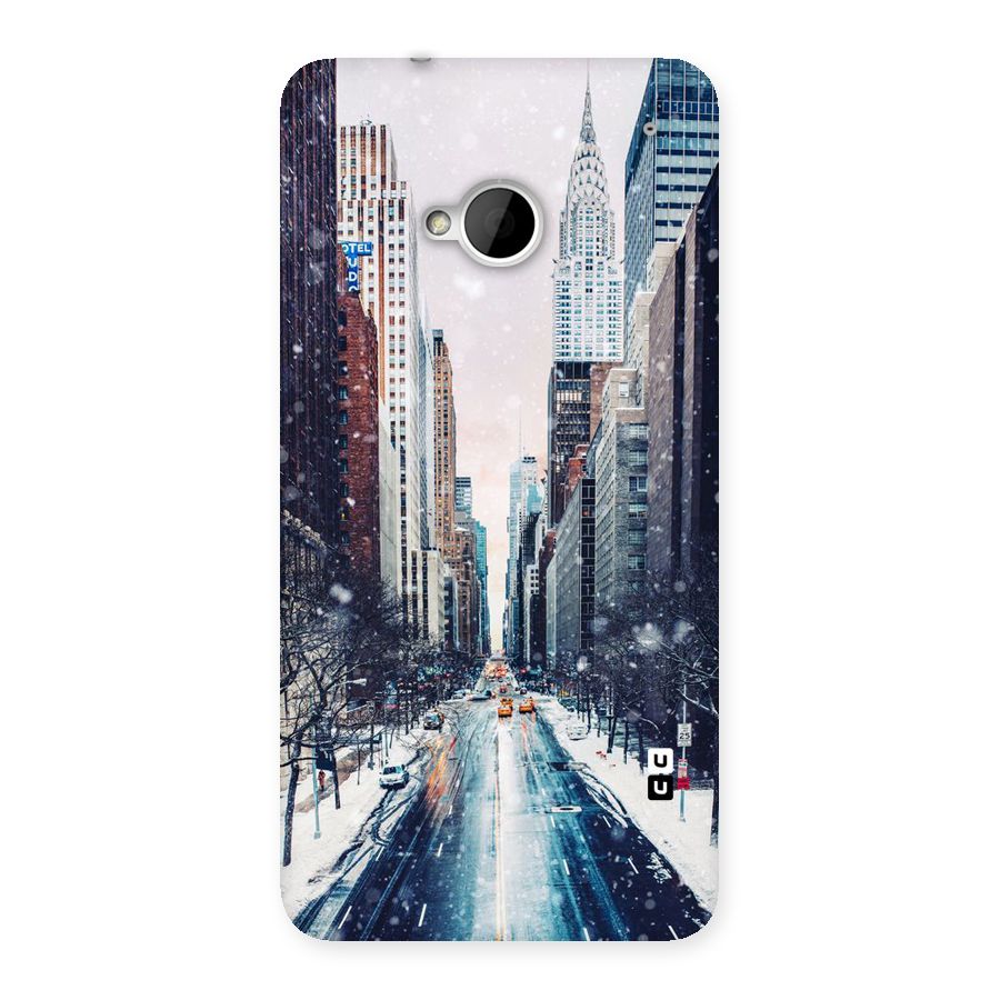 City Snow Back Case for HTC One M7