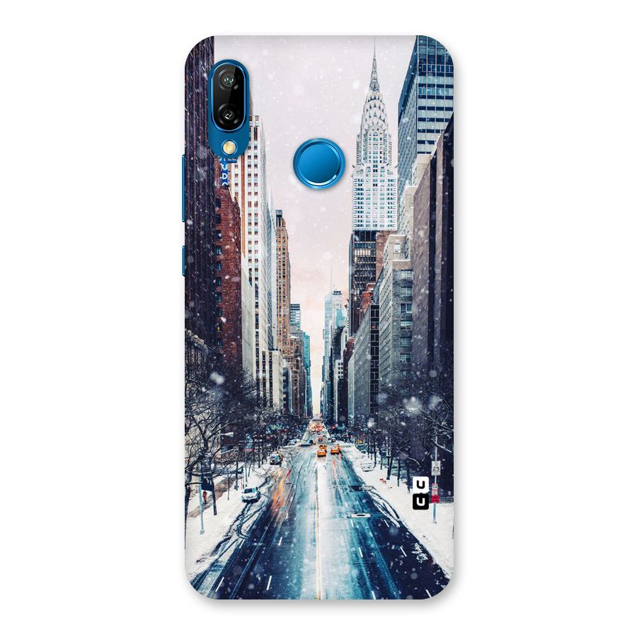 City Snow Back Case for Huawei P20 Lite