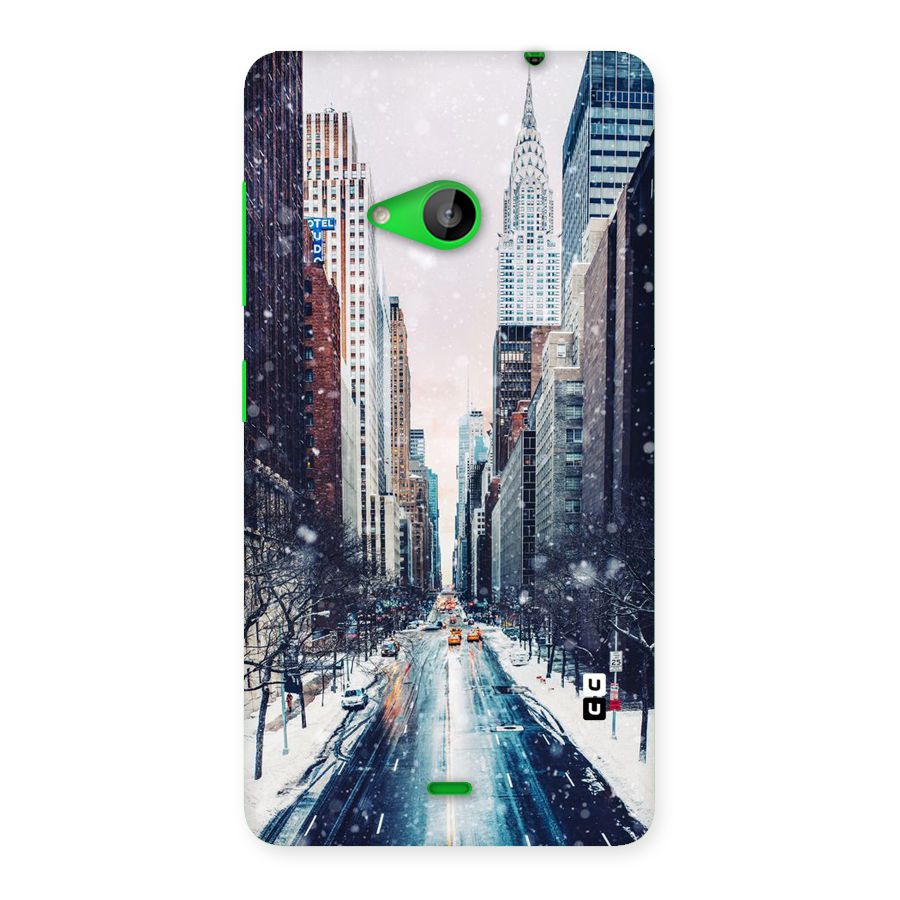 City Snow Back Case for Lumia 535
