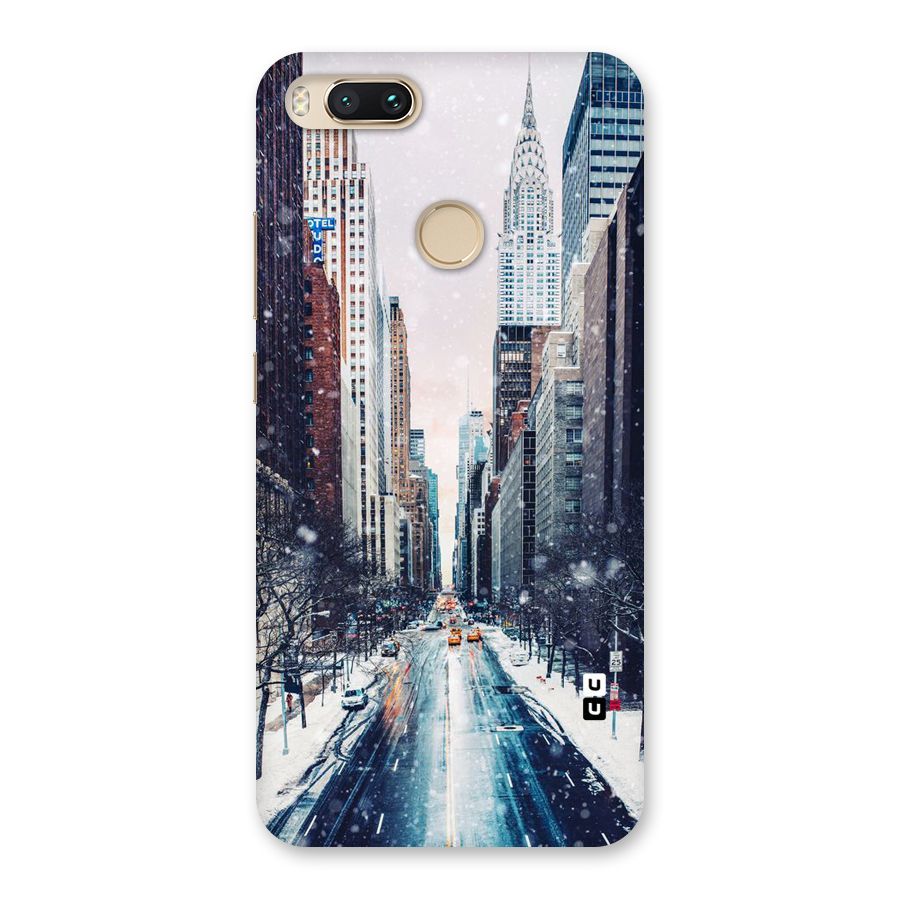 City Snow Back Case for Mi A1