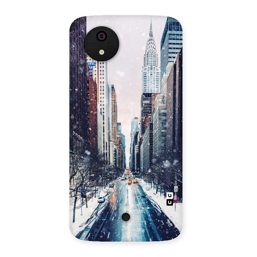 City Snow Back Case for Micromax Canvas A1