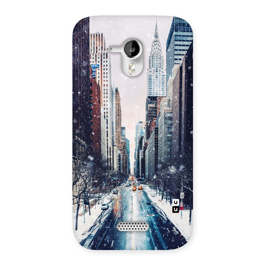 City Snow Back Case for Micromax Canvas HD A116
