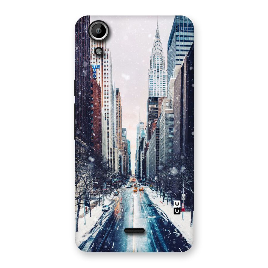 City Snow Back Case for Micromax Canvas Selfie Lens Q345