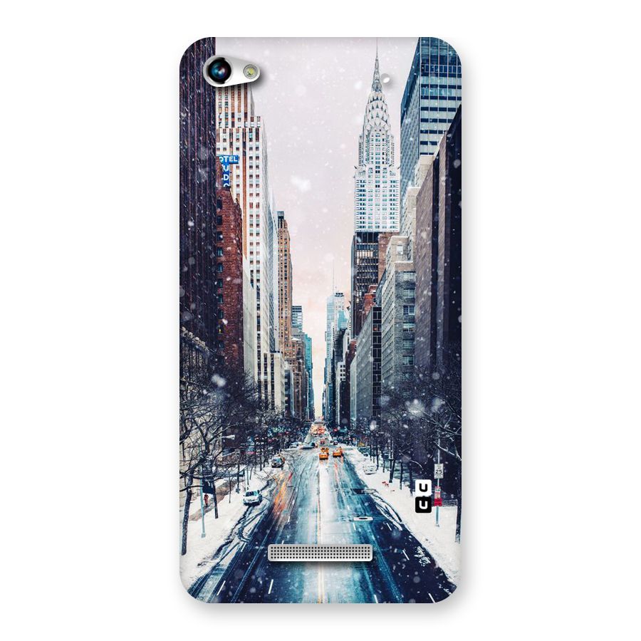 City Snow Back Case for Micromax Hue 2