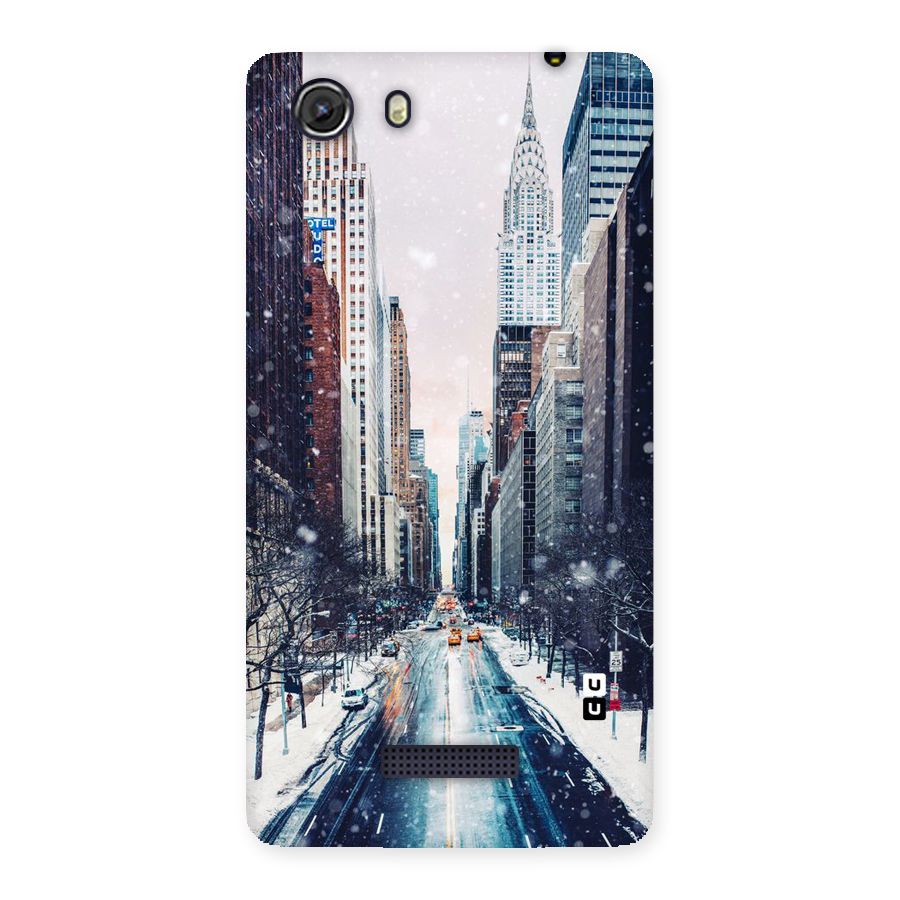City Snow Back Case for Micromax Unite 3
