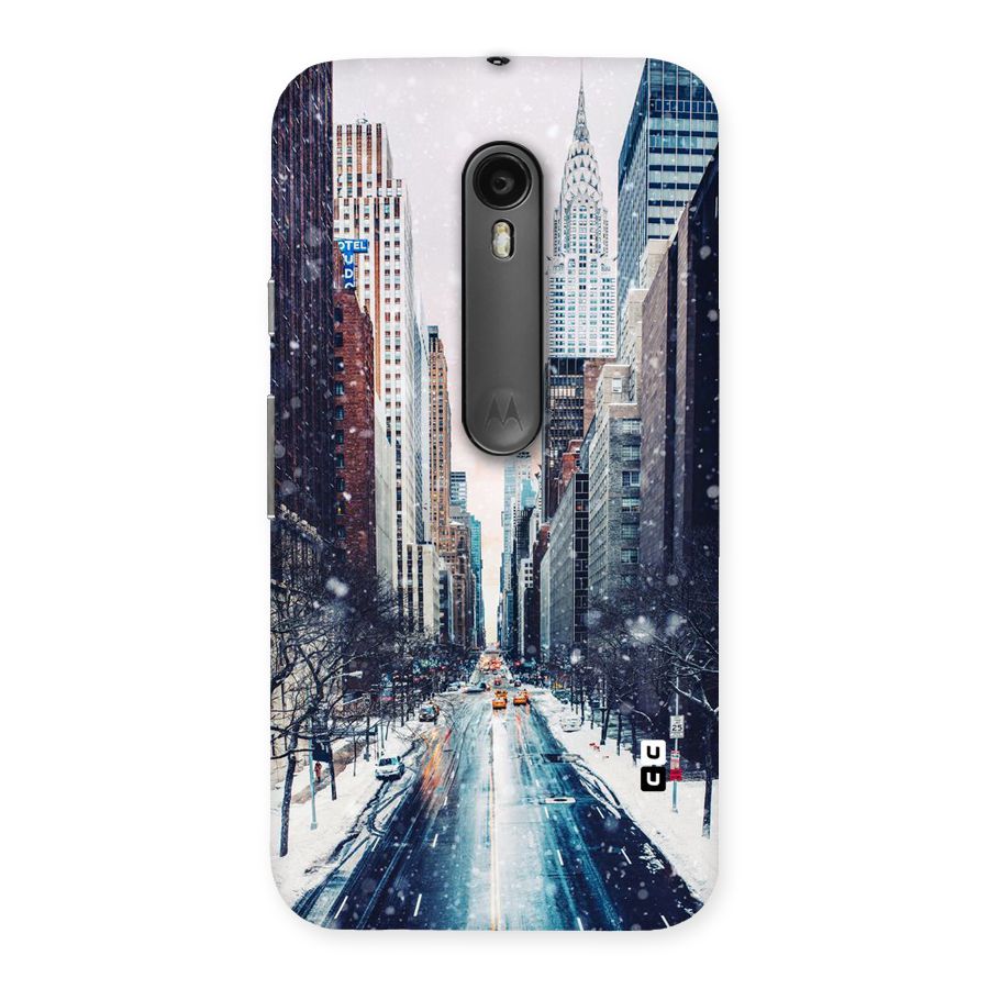 City Snow Back Case for Moto G3