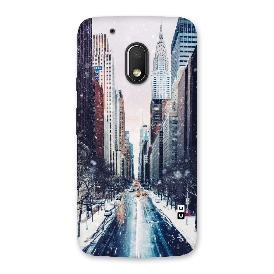 City Snow Back Case for Moto G4 Play