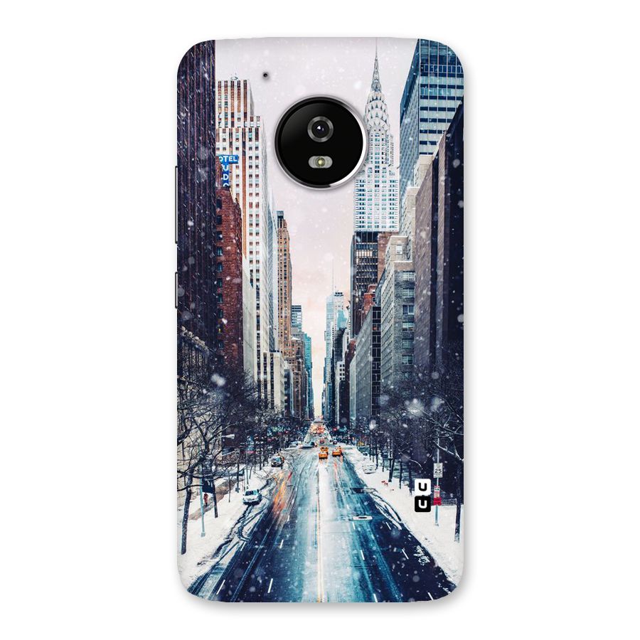 City Snow Back Case for Moto G5