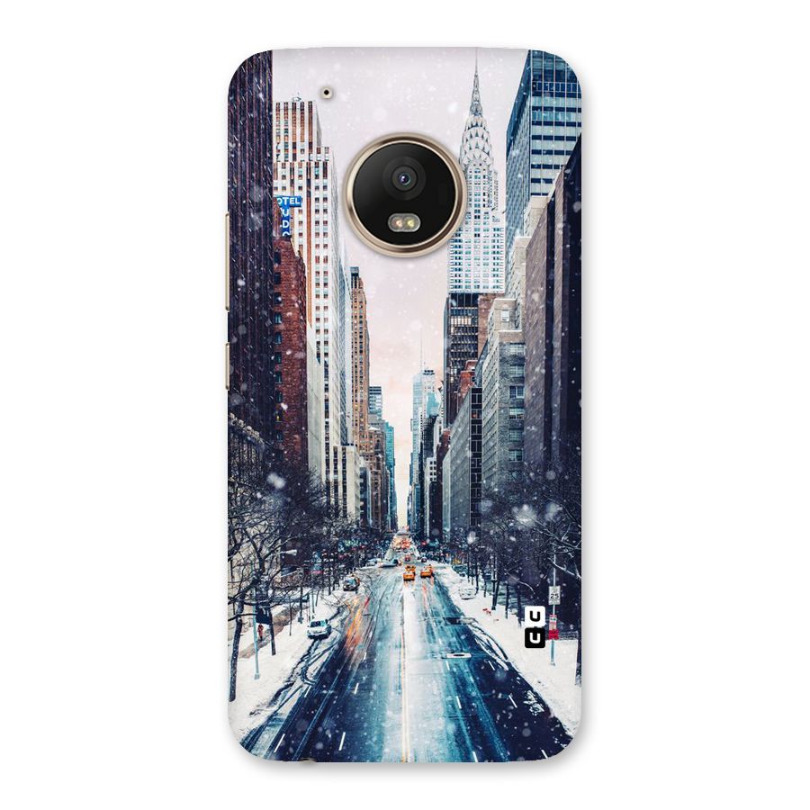 City Snow Back Case for Moto G5 Plus