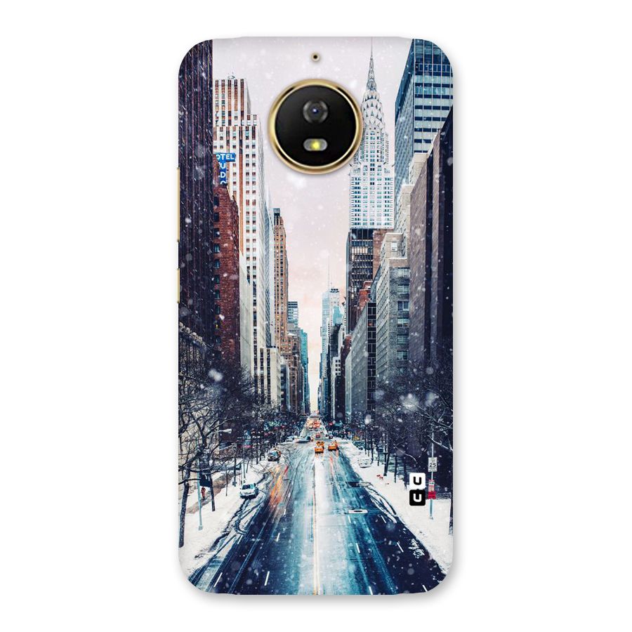City Snow Back Case for Moto G5s