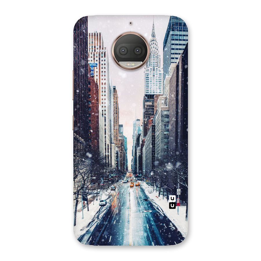 City Snow Back Case for Moto G5s Plus