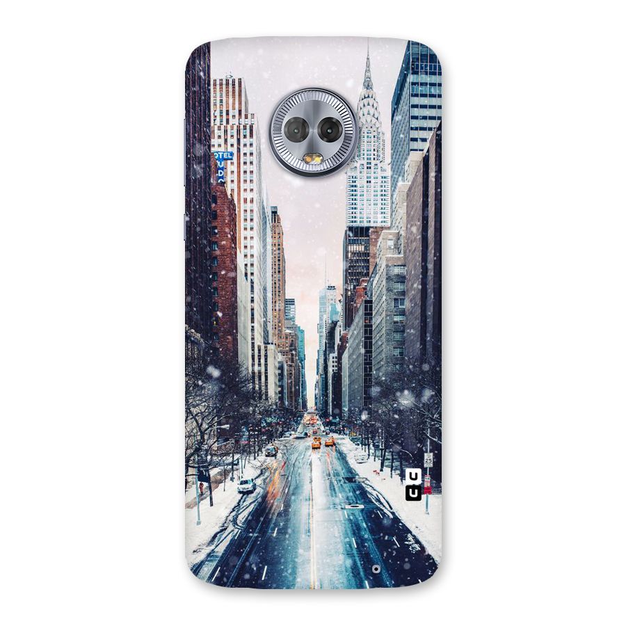 City Snow Back Case for Moto G6 Plus