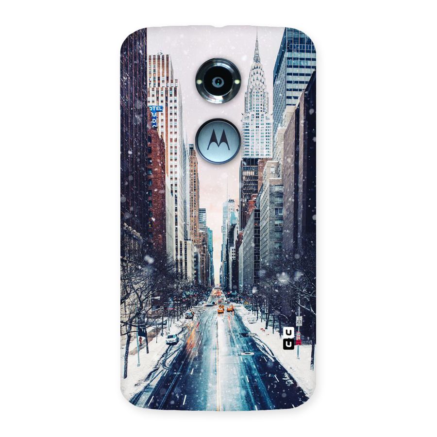 City Snow Back Case for Moto X 2nd Gen