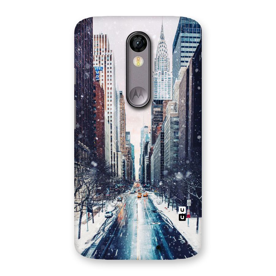 City Snow Back Case for Moto X Force