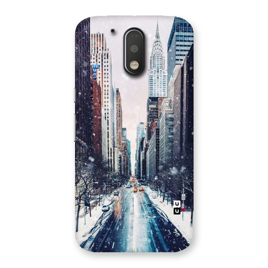 City Snow Back Case for Motorola Moto G4