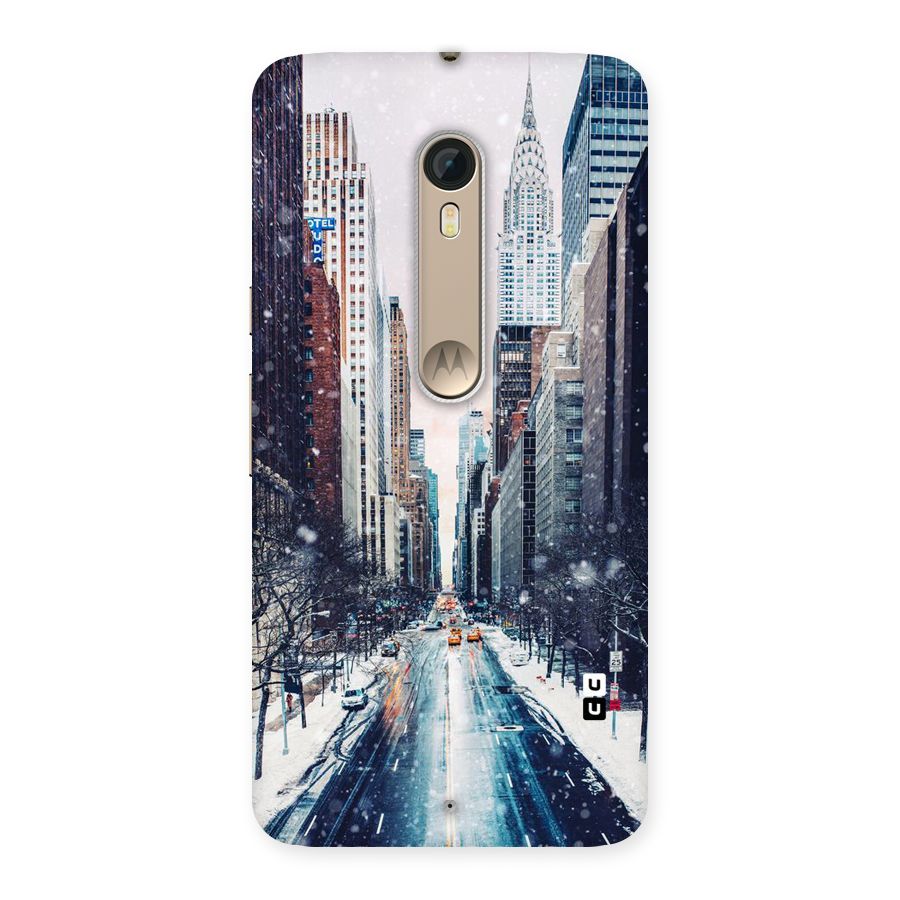 City Snow Back Case for Motorola Moto X Style