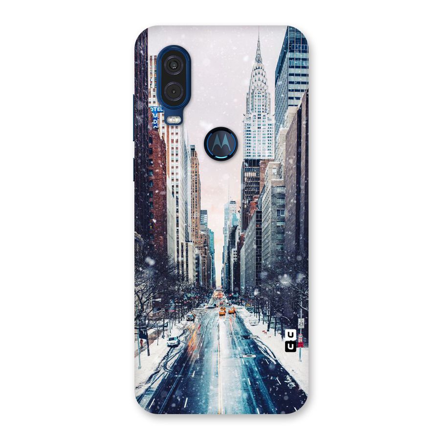 City Snow Back Case for Motorola One Vision