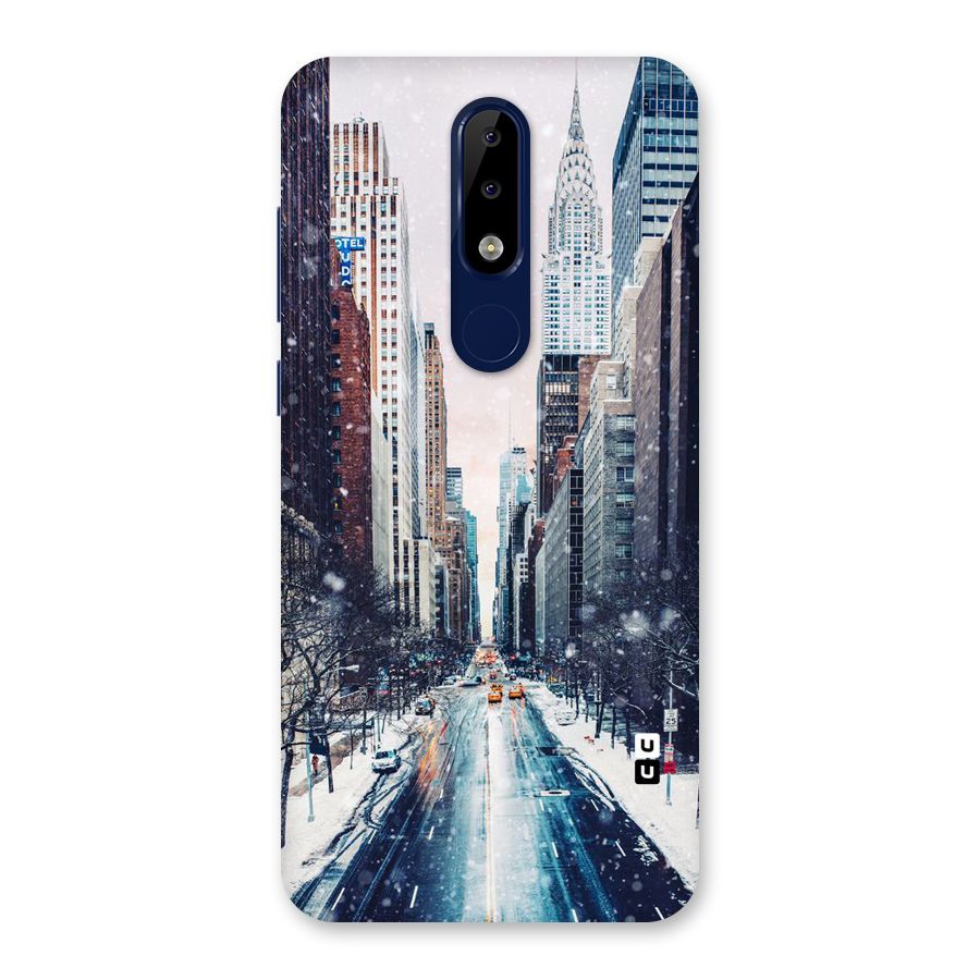 City Snow Back Case for Nokia 5.1 Plus