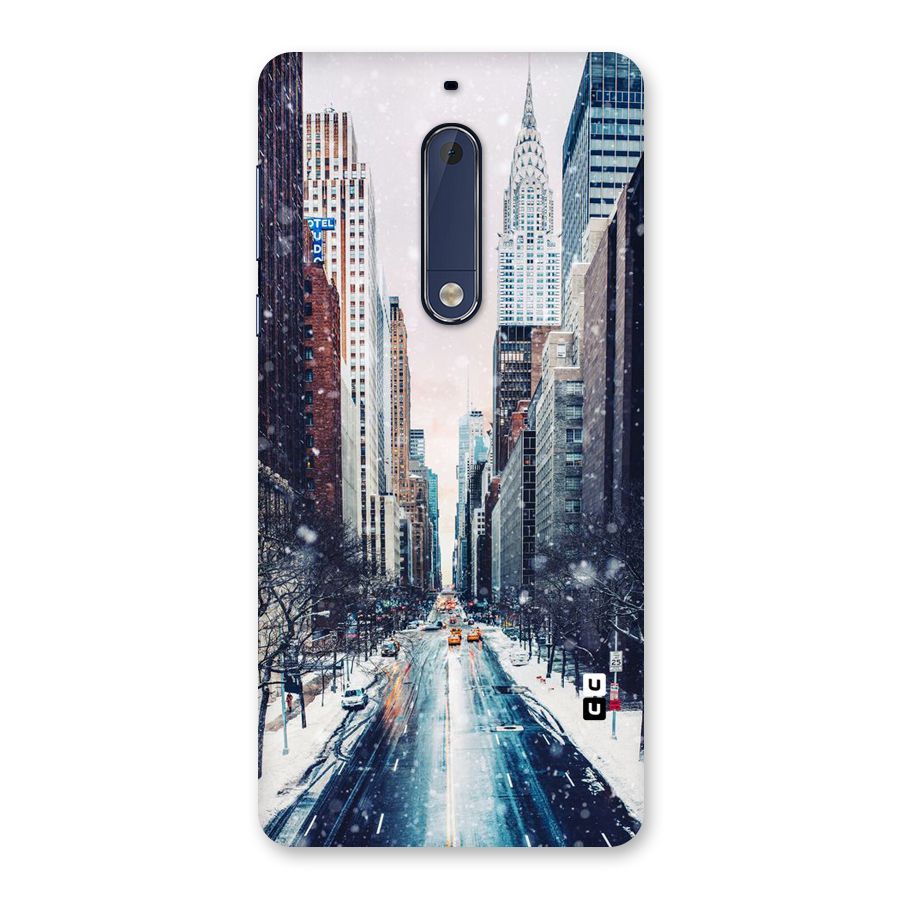 City Snow Back Case for Nokia 5