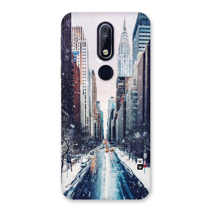 City Snow Back Case for Nokia 7.1