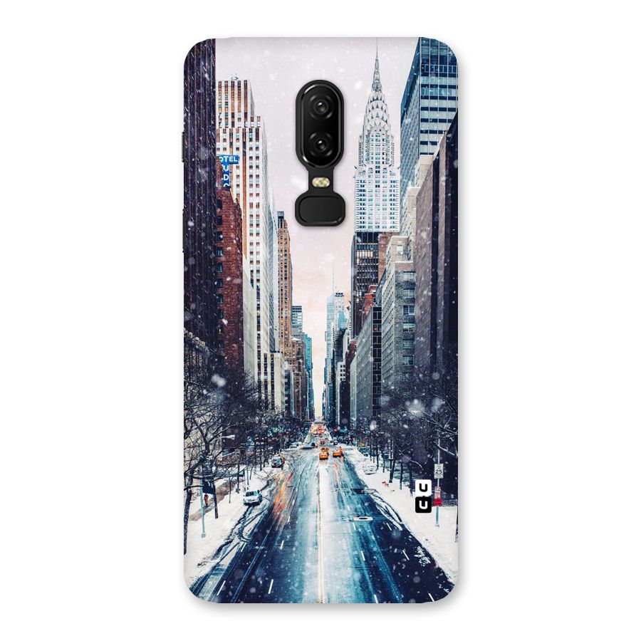 City Snow Back Case for OnePlus 6