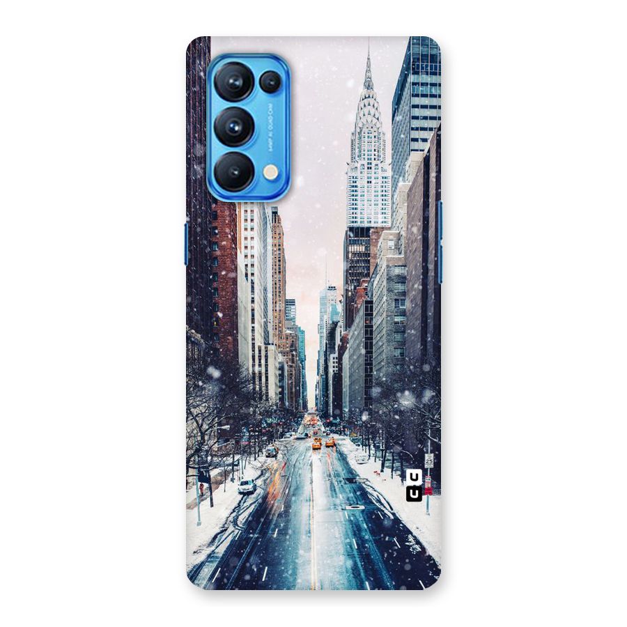 City Snow Back Case for Oppo Reno5 Pro 5G