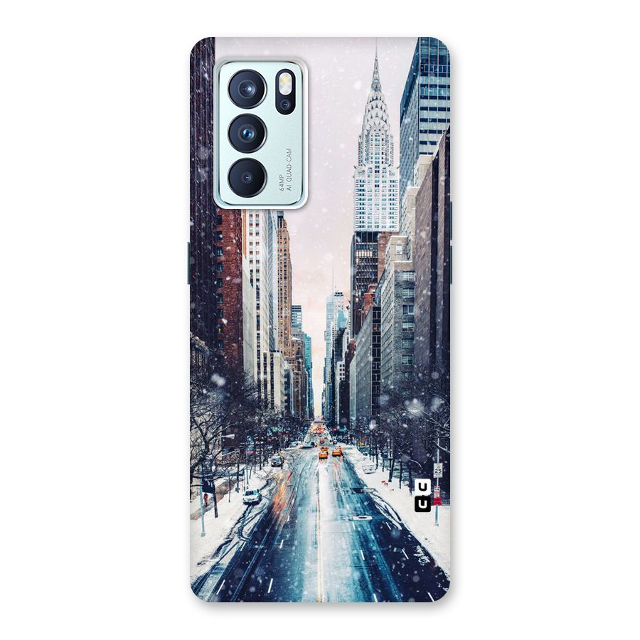 City Snow Back Case for Oppo Reno6 Pro 5G