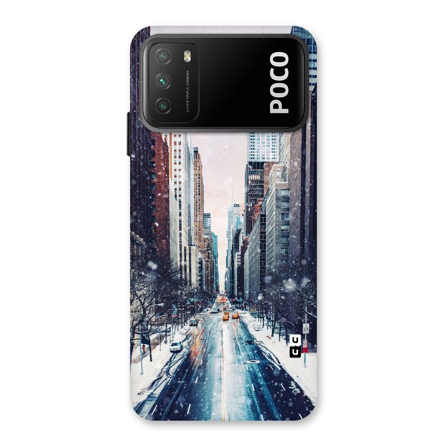 City Snow Back Case for Poco M3