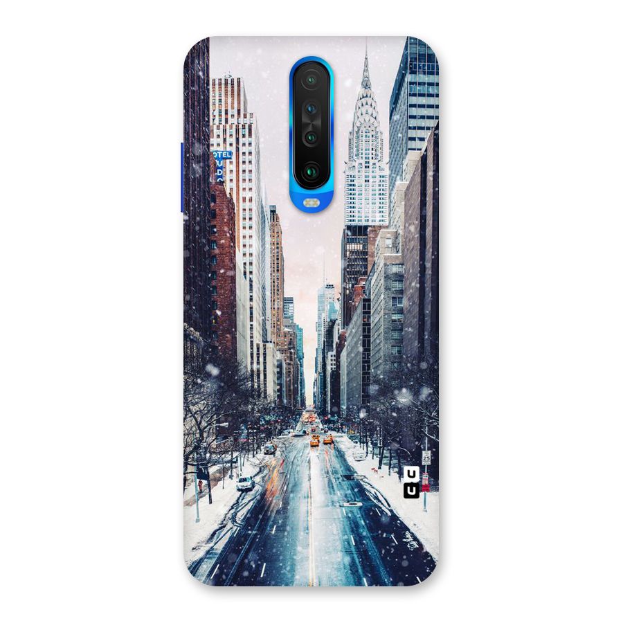 City Snow Back Case for Poco X2