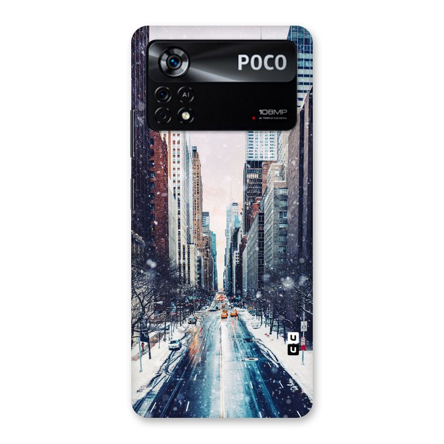 City Snow Back Case for Poco X4 Pro 5G