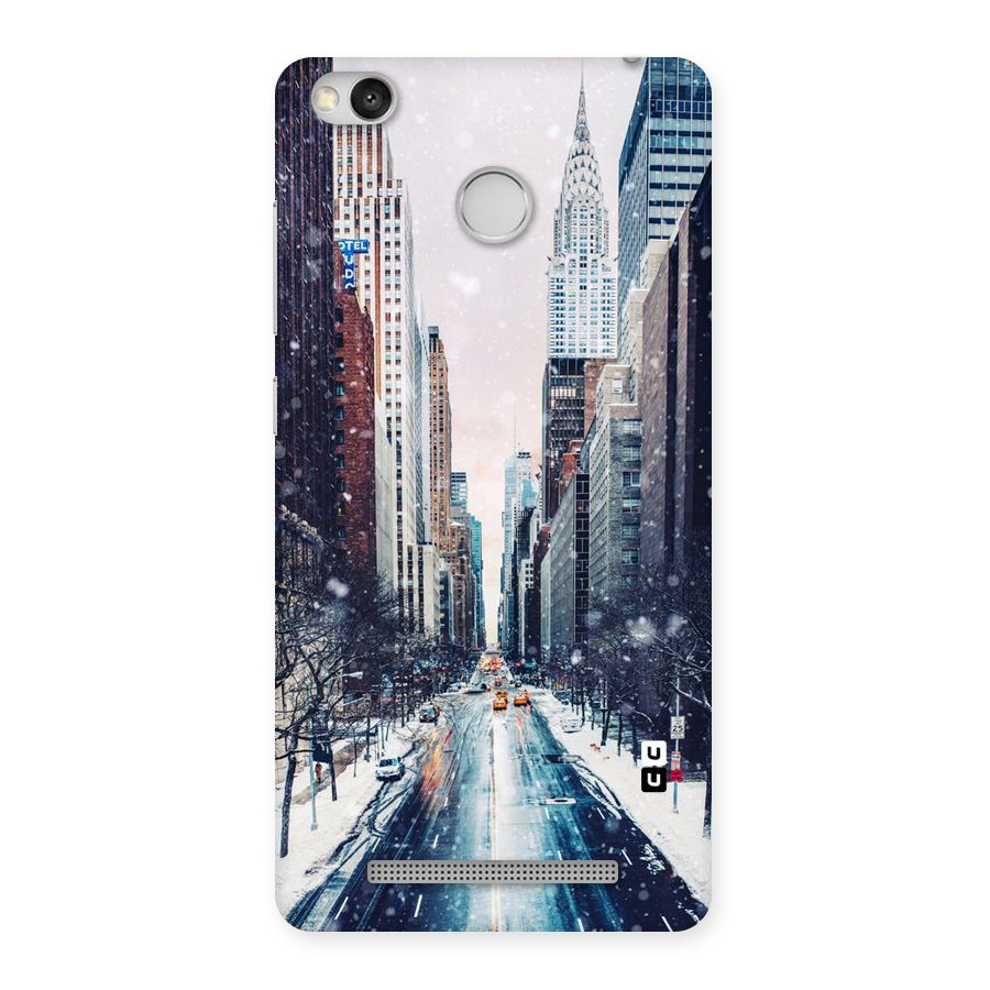 City Snow Back Case for Redmi 3S Prime