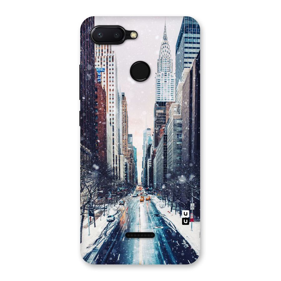City Snow Back Case for Redmi 6