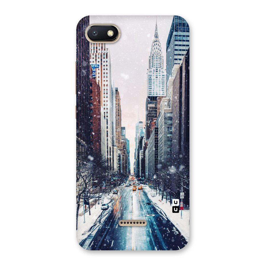 City Snow Back Case for Redmi 6A