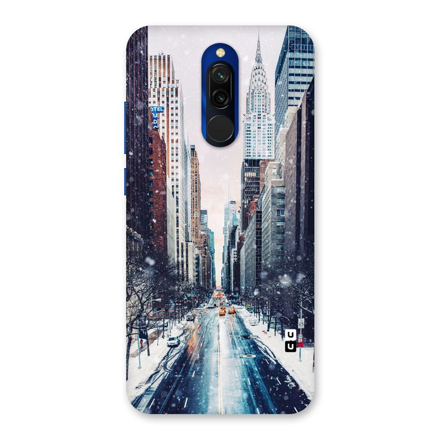 City Snow Back Case for Redmi 8