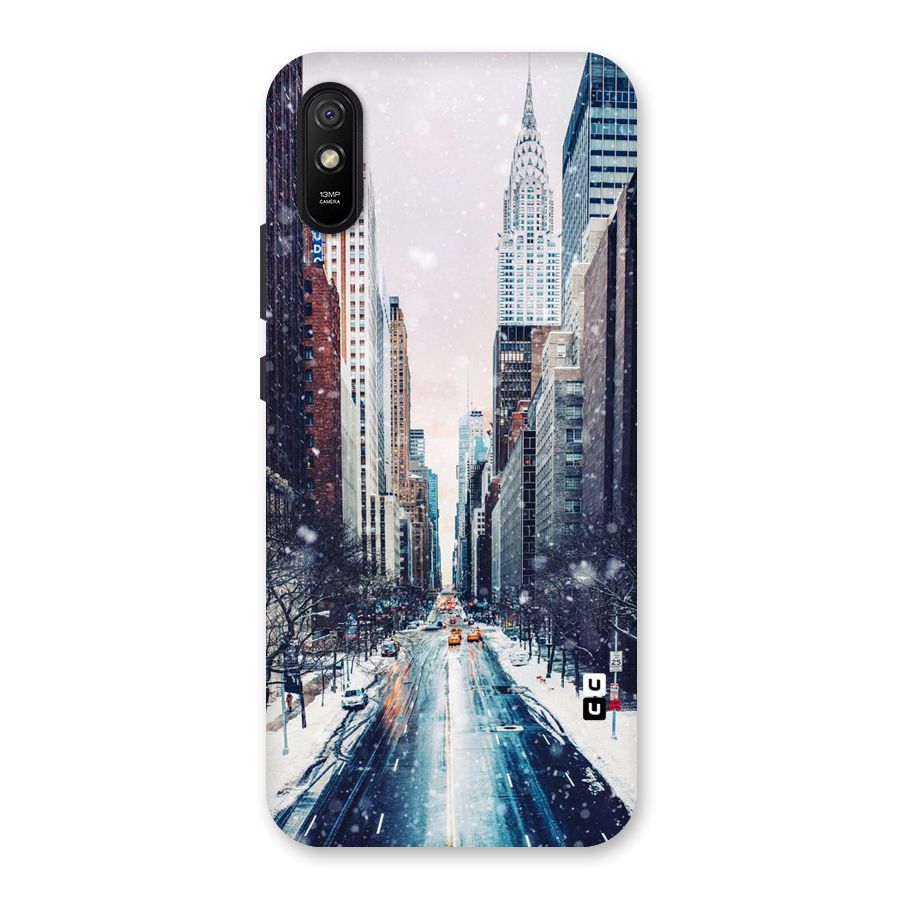 City Snow Back Case for Redmi 9i
