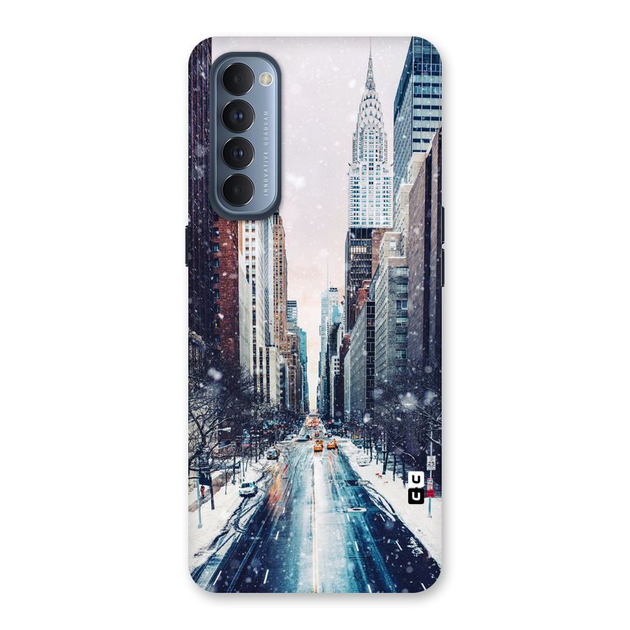 City Snow Back Case for Reno4 Pro
