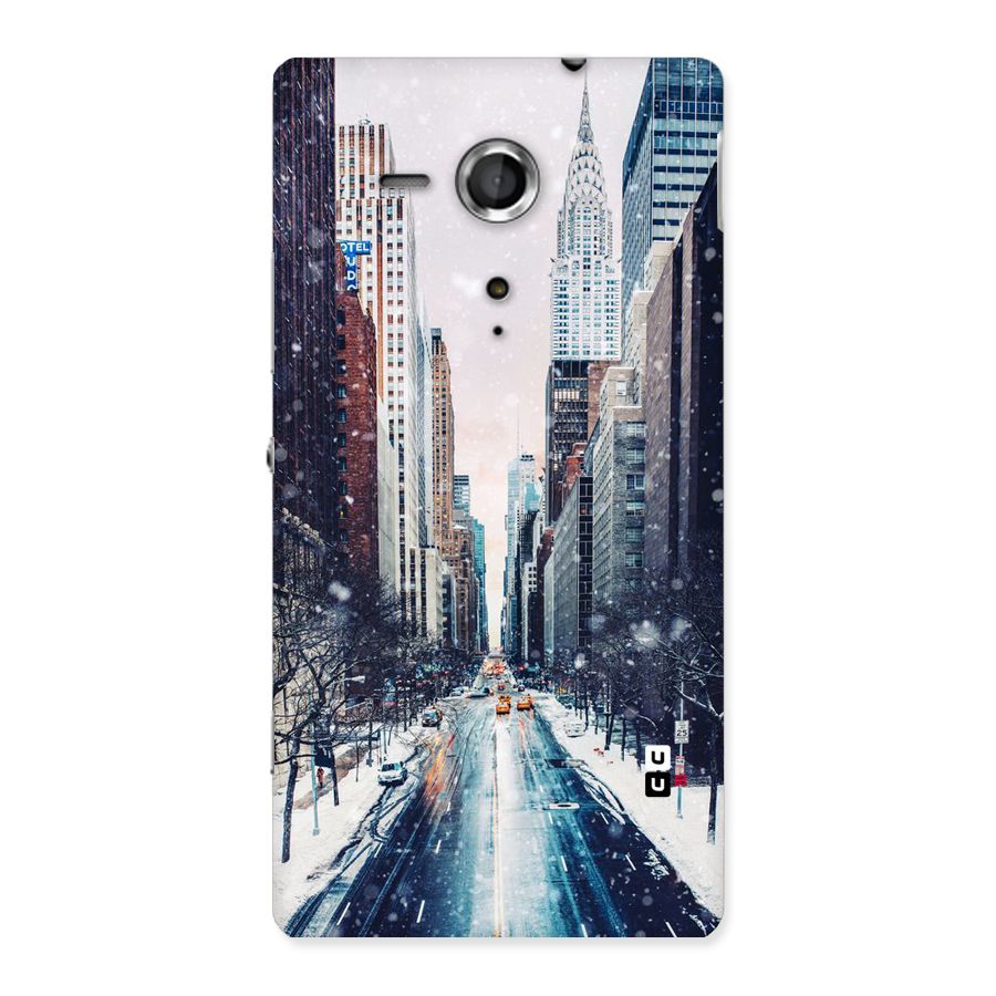 City Snow Back Case for Sony Xperia SP