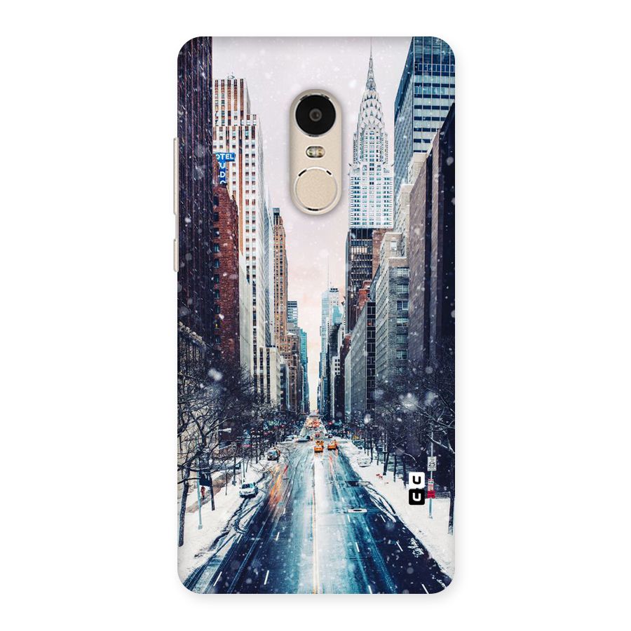 City Snow Back Case for Xiaomi Redmi Note 4