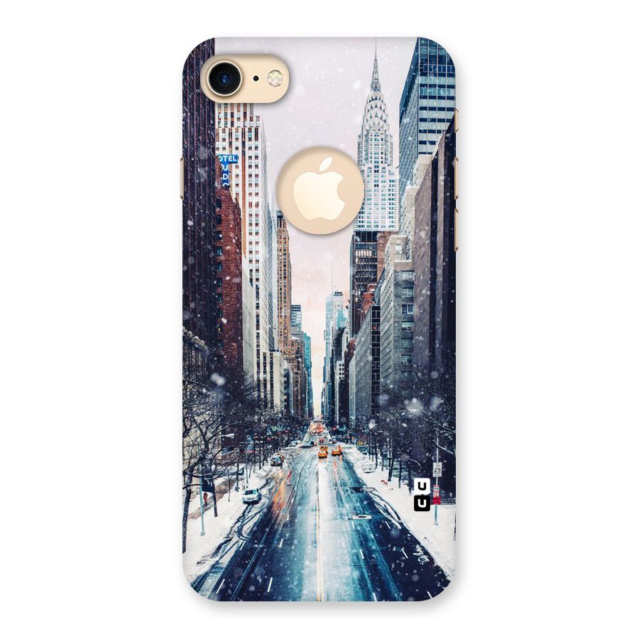 City Snow Back Case for iPhone 7 Logo Cut