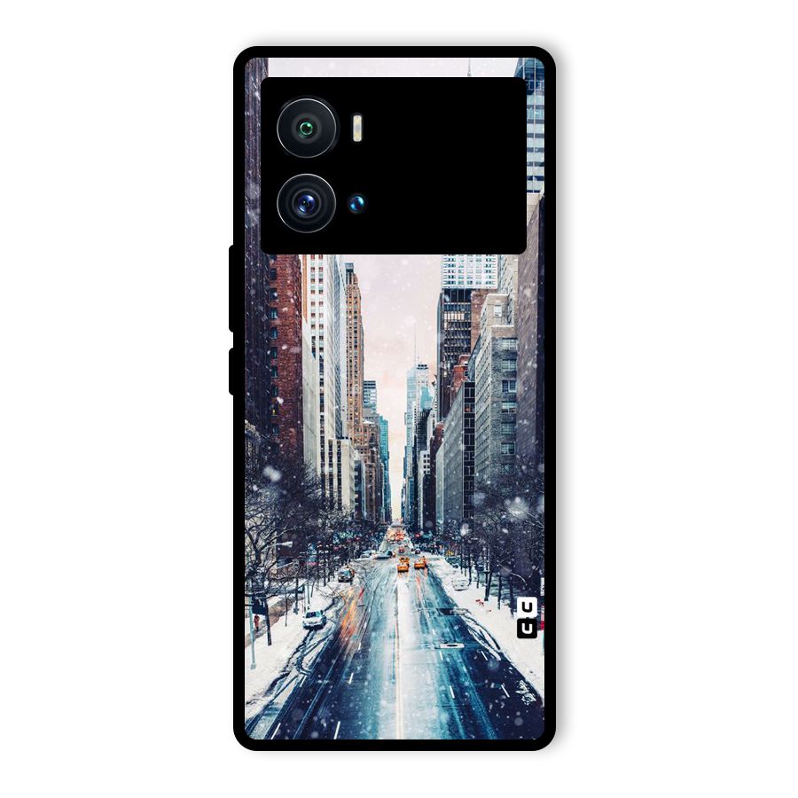 City Snow Glass Back Case for Vivo iQOO 9 Pro