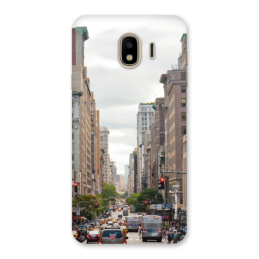 City Street View Back Case for Galaxy J4