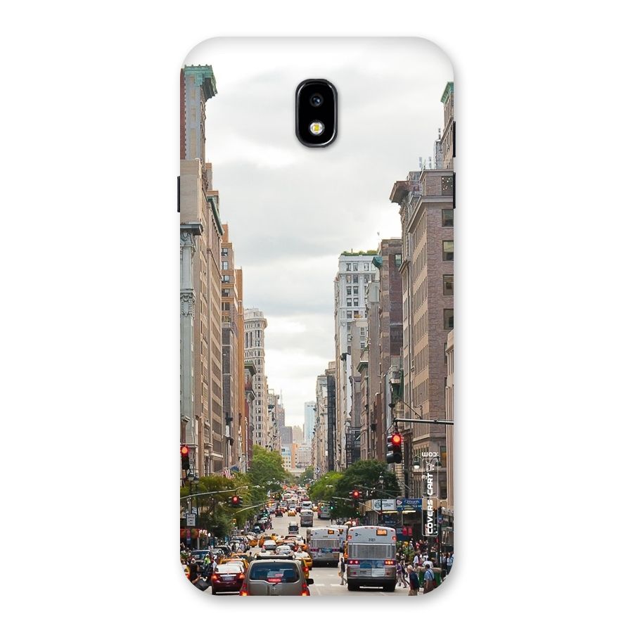 City Street View Back Case for Galaxy J7 Pro