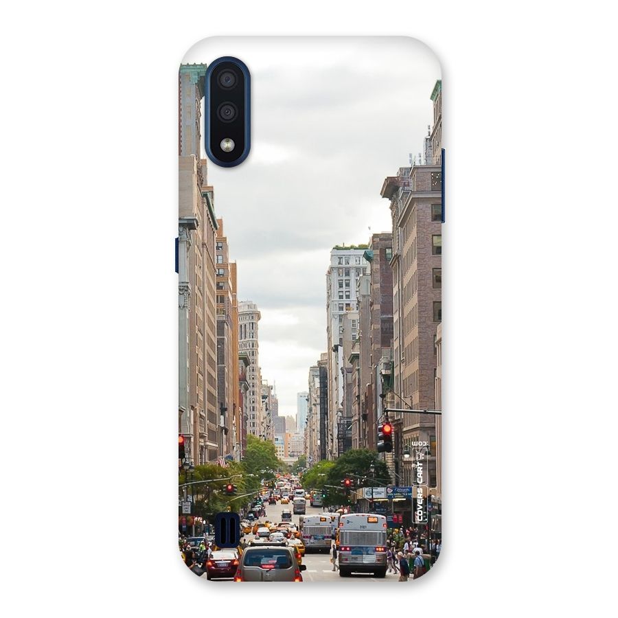 City Street View Back Case for Galaxy M01