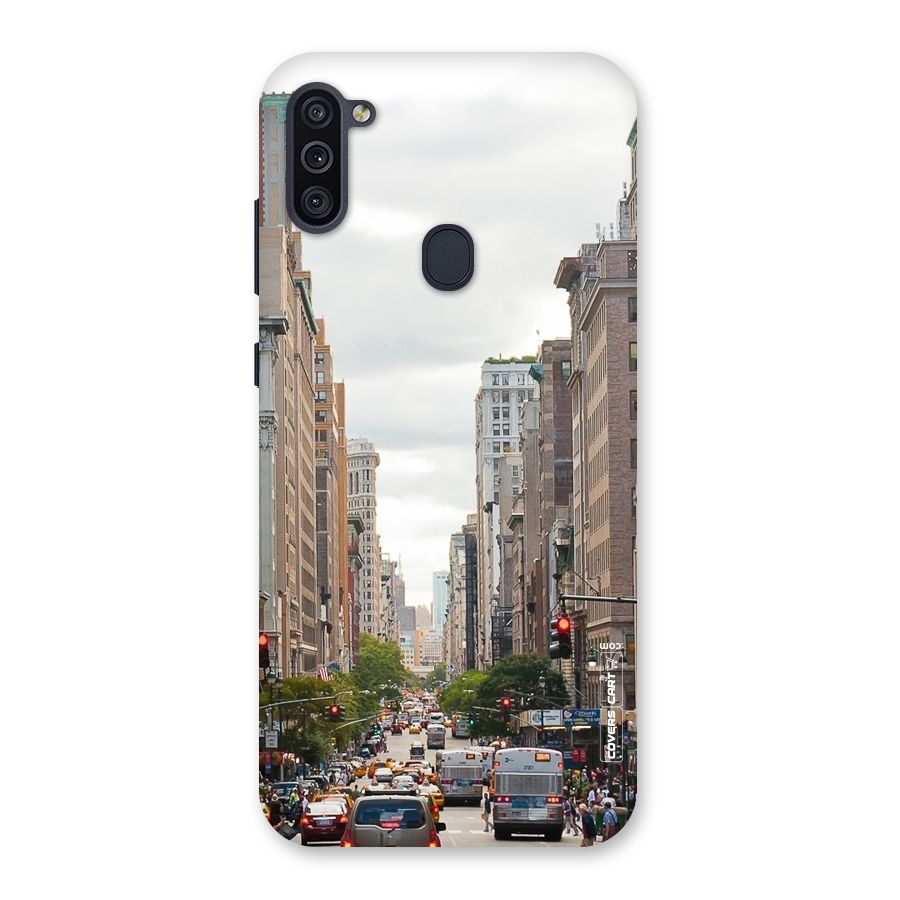 City Street View Back Case for Galaxy M11