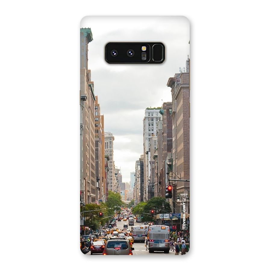 City Street View Back Case for Galaxy Note 8