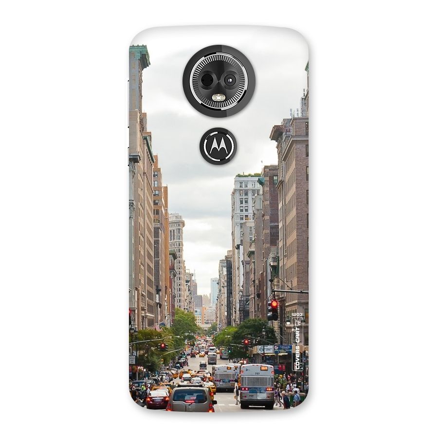City Street View Back Case for Moto E5 Plus