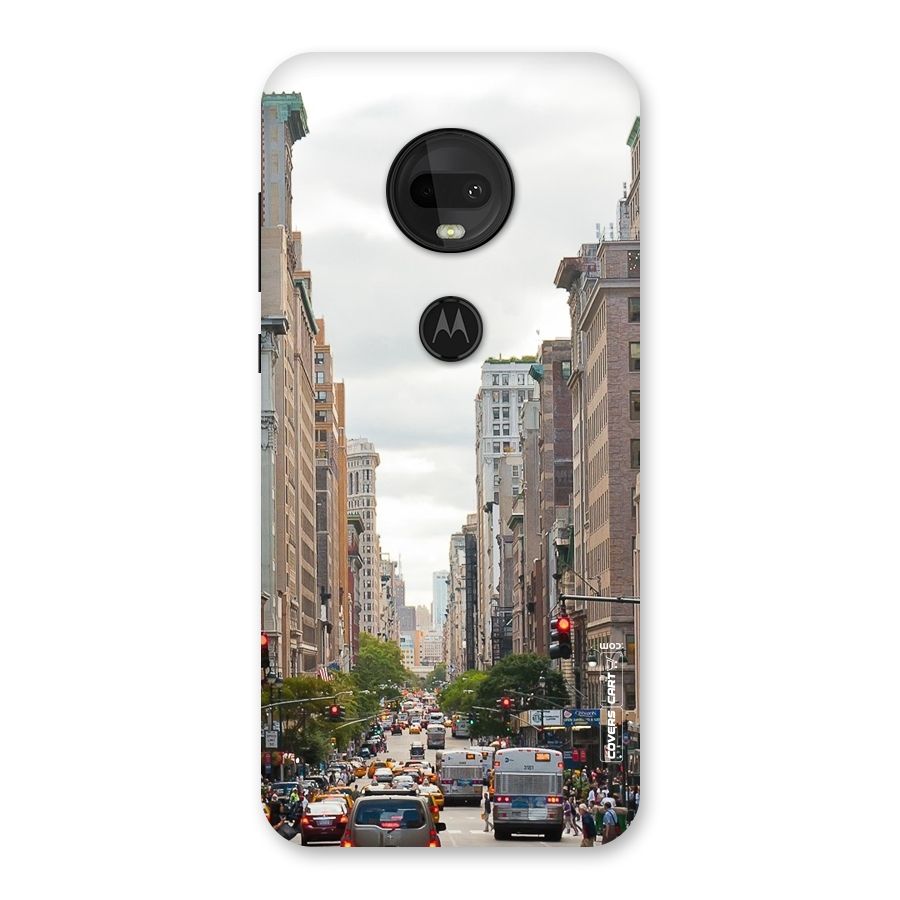 City Street View Back Case for Moto G7