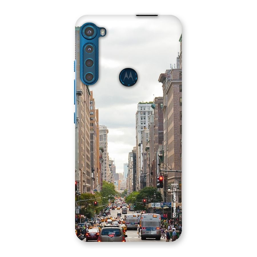 City Street View Back Case for Motorola One Fusion Plus