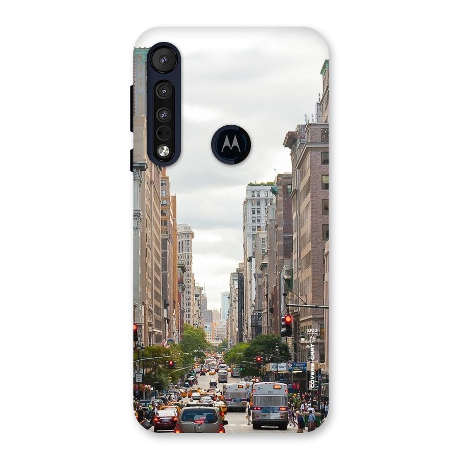 City Street View Back Case for Motorola One Macro