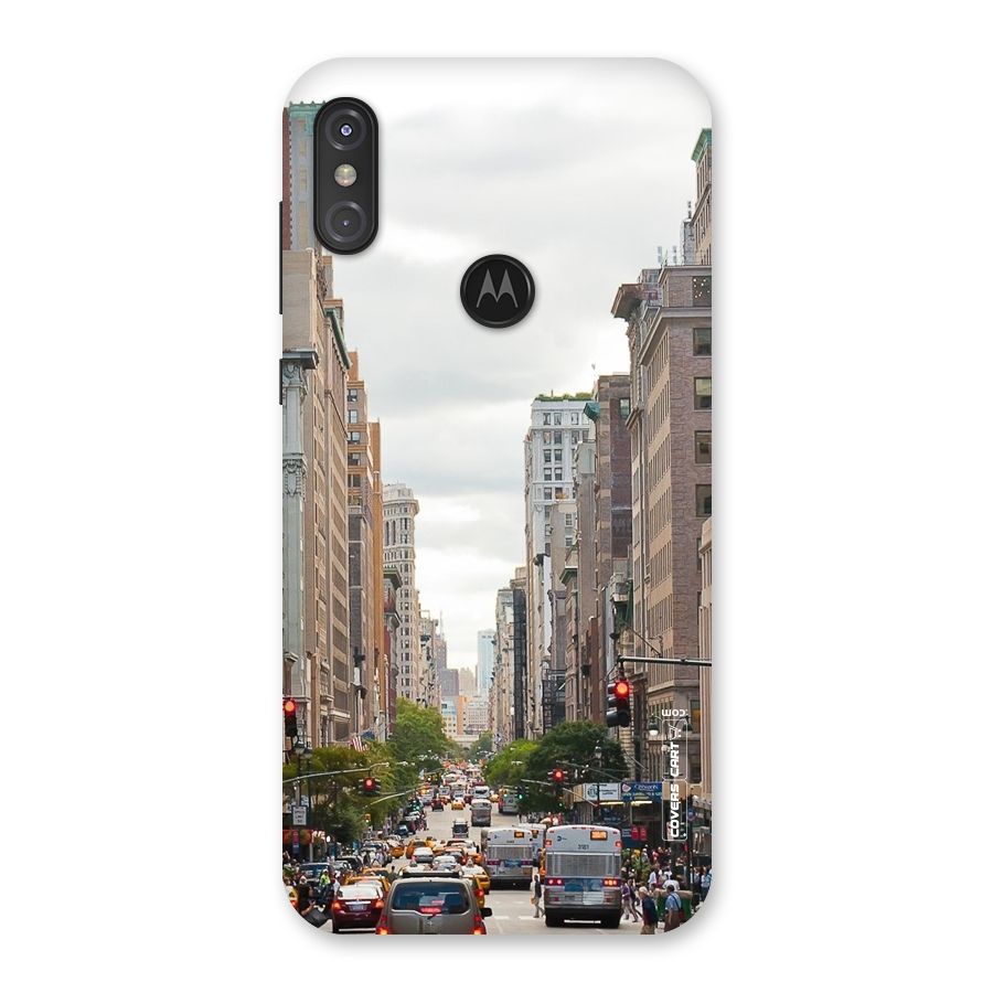 City Street View Back Case for Motorola One Power